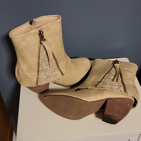 Tan Booties - Picture 2 of 2